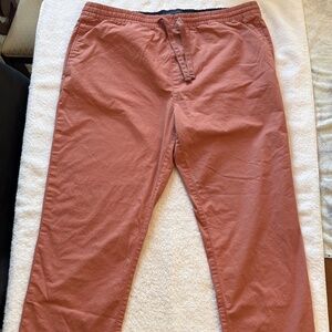 Tommy Hilfiger Men's XL Pull-On Casual Pants - Burnt Orange / Clay